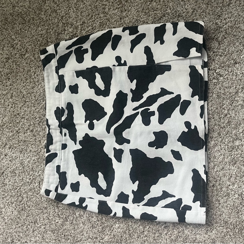 Dry Goods Black and White Mini Skirt